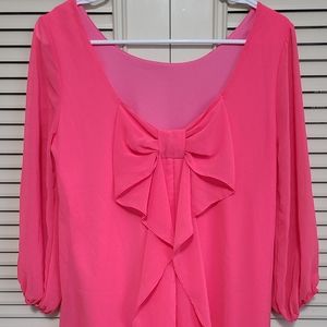 5/$25 Hot Pink Long Sleeve Mini Dress